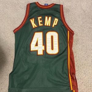 Shawn Kemp Sonics Champion Jersey